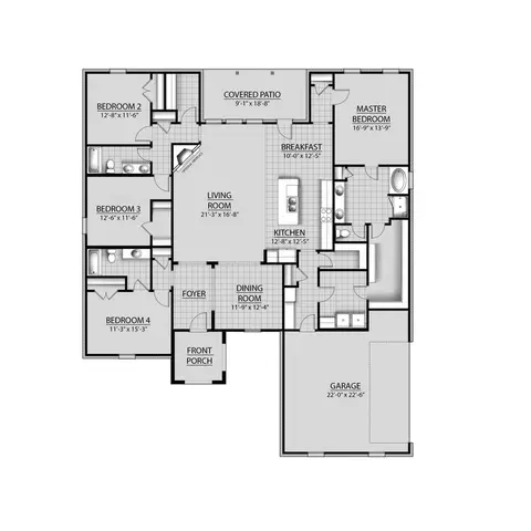 Floorplan - Red Bluff Road, Gloster, LA 71030 photo 1 of 1