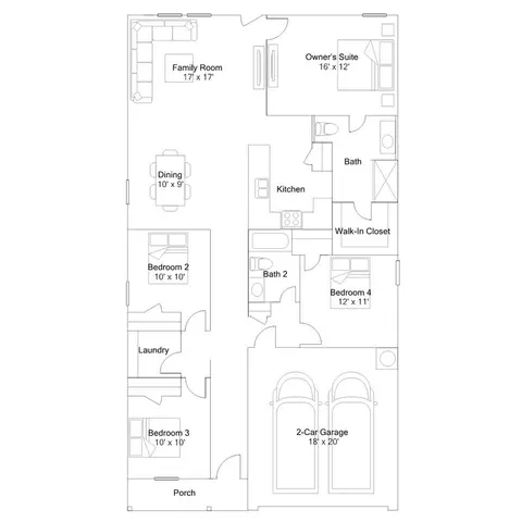 Floorplan - 15736 Plum Brook Dr, Conroe, TX 77303 photo 1 of 1