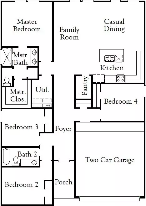 Floorplan - 12048 Moonlight Path Dr, Conroe, TX 77304 photo 1 of 1
