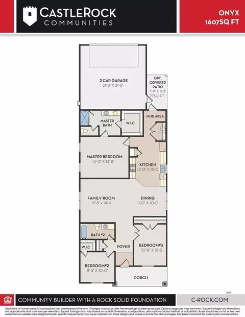 Floorplan - 173 Verdin Ave, Kyle, TX 78640 photo 1 of 1