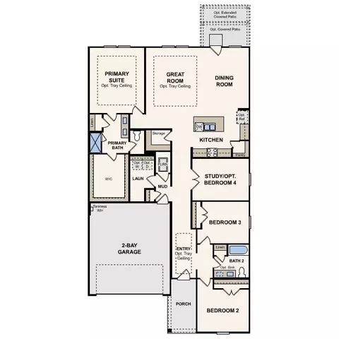 Floorplan - 8427 Monorail, Fulshear, TX 77441 photo 1 of 2