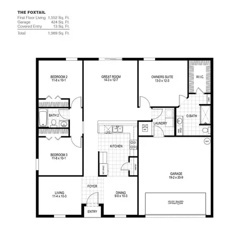 Floorplan - 13524 Spring Hill Dr, Spring Hill, FL 34609 photo 1 of 1