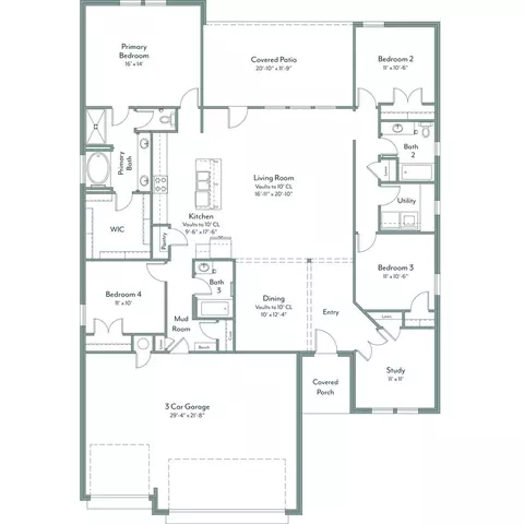 Floorplan - 3713 Black Mesa Rd, Norman, OK 73071 photo 1 of 1