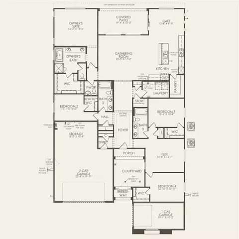 Floorplan - 2312 W Saltsage Dr, Phoenix, AZ 85045 photo 1 of 1