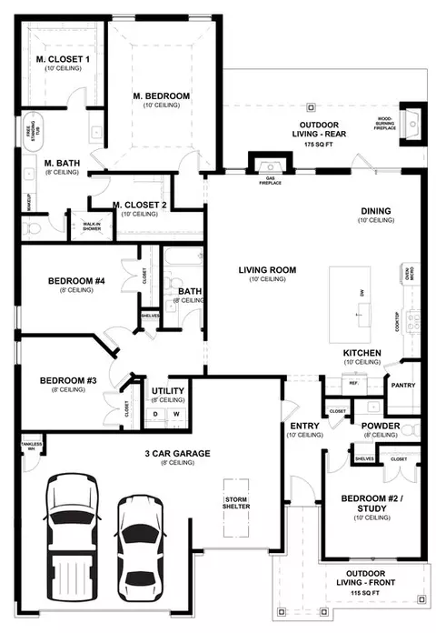 Floorplan - 2800 Heather Hvn, Moore, OK 73160 photo 1 of 1