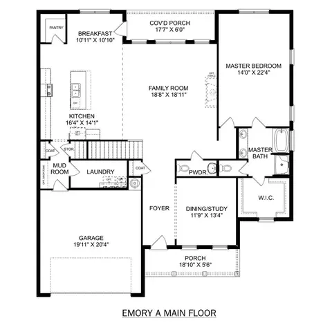 Floorplan - 303 Kendall Downs Blvd, Toney, AL 35773 photo 1 of 2