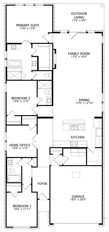 Floorplan - 1056 Alpine View Ln, Katy, TX 77493 photo 1 of 1