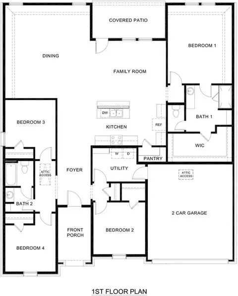 Floorplan - 2907 E Creek Fork Loop, Princeton, TX 75407 photo 1 of 1