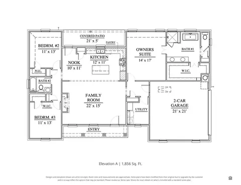 Floorplan - 201 Basalt Ln, Azle, TX 76020 photo 1 of 1