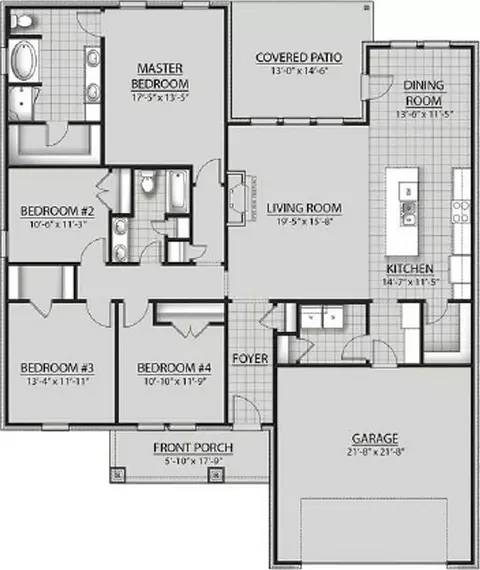 Floorplan - 101 Olivia Dr, Luling, LA 70070 photo 1 of 1