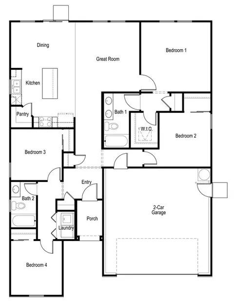 Floorplan - 3118 Blue Water Dr, Merced, CA 95341 photo 1 of 1