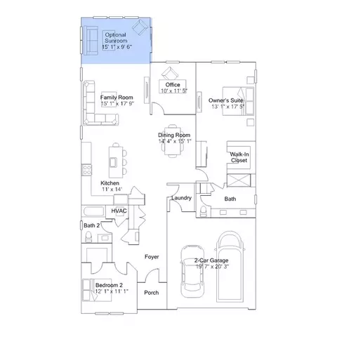 Floorplan - 233 Cosmos Ln, Dover, DE 19904 photo 4 of 4