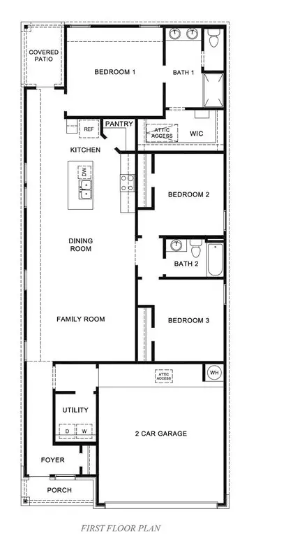 Floorplan - 1038 Garnet Rain Dr, Beasley, TX 77417 photo 1 of 1