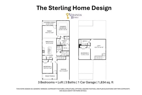 Floorplan - 4115 Half Mast Loop, Columbia, SC 29229 photo 1 of 1