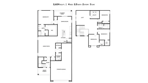 Floorplan - 14011 E Canidae Dr, Vail, AZ 85641 photo 1 of 1