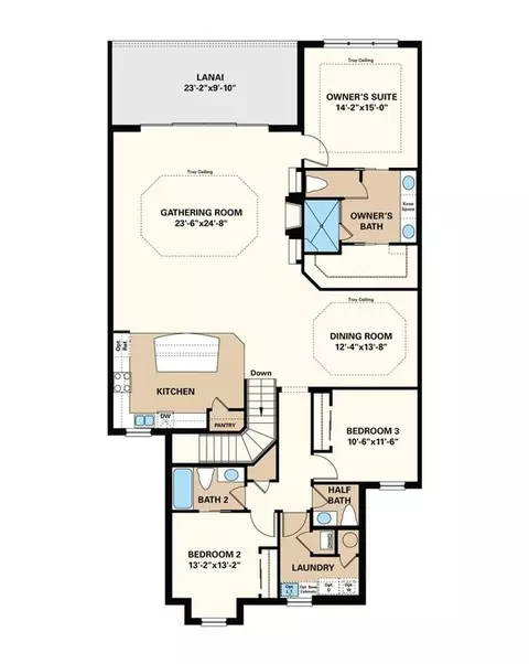 Floorplan - 15640 Cassio Way, Naples, FL 34114 photo 1 of 2