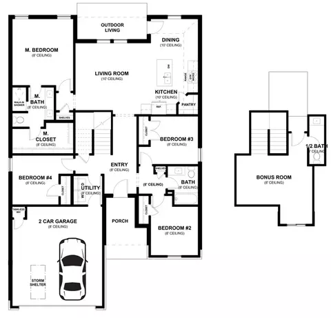 Floorplan - 2800 Heather Hvn, Moore, OK 73160 photo 2 of 4