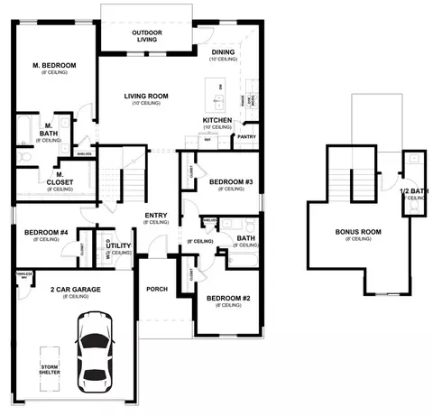 Floorplan - 2800 Heather Hvn, Moore, OK 73160 photo 1 of 4