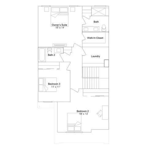 Floorplan - 2642 Matoon Dr, New Lenox, IL 60451 photo 3 of 4