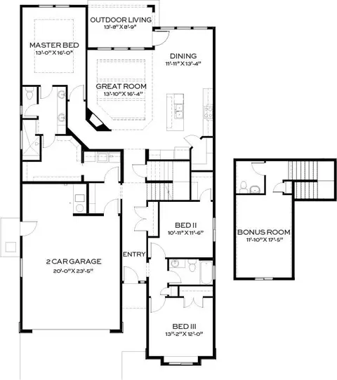 Floorplan - 497 N Morehouse Ave, Eagle, ID 83616 photo 1 of 1