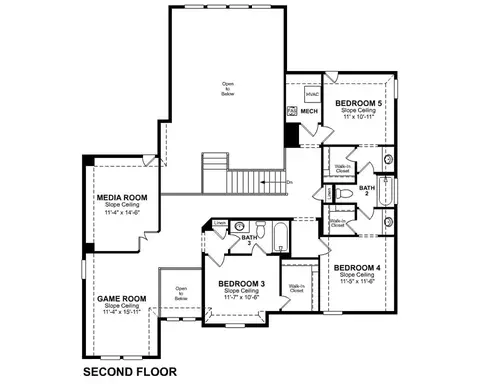 Floorplan - 2007 Trophy Dr, Heath, TX 75032 photo 2 of 2
