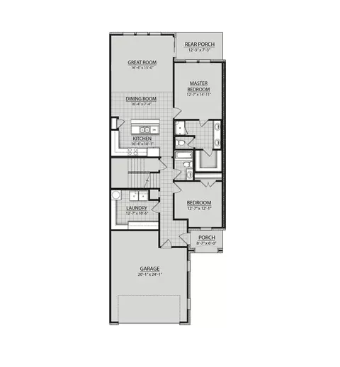 Floorplan - 520 W Foxrun #LOT 32, Springfield, TN 37172 photo 1 of 1