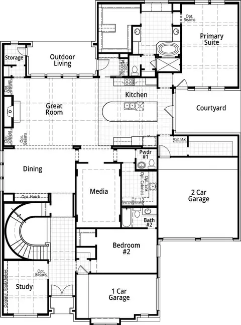 Floorplan - 1811 Kyle Ct, Prosper, TX 75078 photo 1 of 2