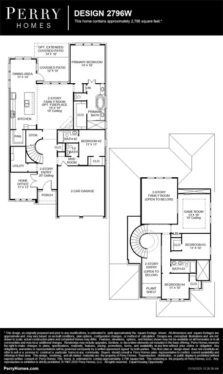 Floorplan - 15307 Le Reve Ln, Conroe, TX 77302 photo 1 of 1