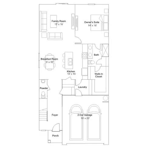 Floorplan - 44 E First St, Williamston, SC 29697 photo 1 of 2