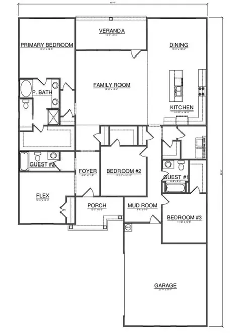 Floorplan - 200 Midvale Cir, Harvest, AL 35749 photo 1 of 1