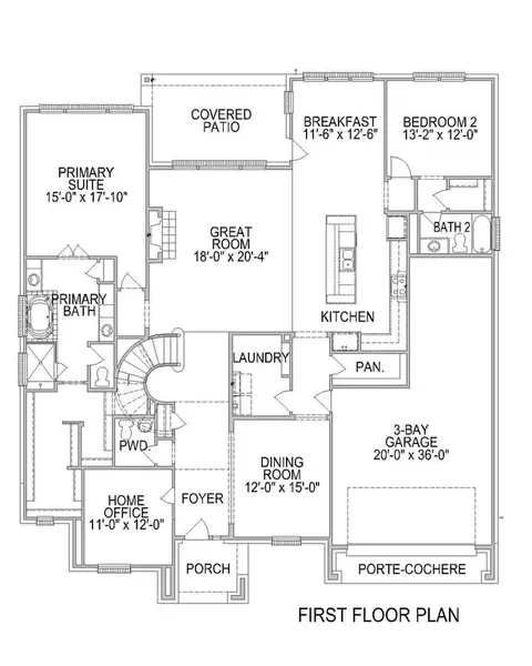 Floorplan - 4255 Hollow Wind Way, Spring, TX 77386 photo 3 of 6