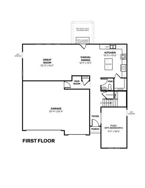 Floorplan - 7097 Theo Baker Blvd, Pendleton, IN 46064 photo 1 of 2