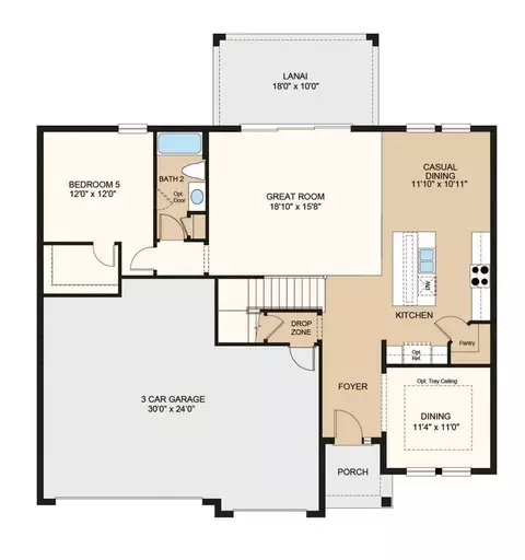 Floorplan - 13610 Cornerstone Way, Parrish, FL 34219 photo 1 of 3