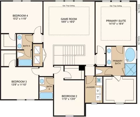 Floorplan - 13610 Cornerstone Way, Parrish, FL 34219 photo 3 of 3
