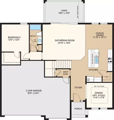 Floorplan - 13610 Cornerstone Way, Parrish, FL 34219 photo 1 of 3