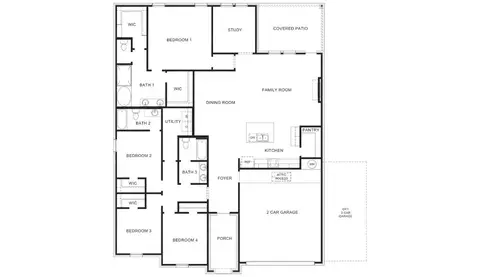 Floorplan - 717 Riggs Ave, Springdale, AR 72762 photo 1 of 1