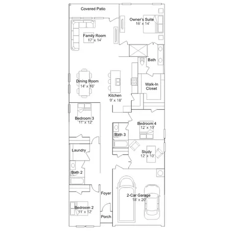 Floorplan - 98 Lorberau Ln, Sinton, TX 78387 photo 1 of 1