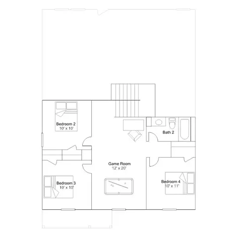 Floorplan - 2315 Windrow Ln, Lockhart, TX 78644 photo 2 of 2