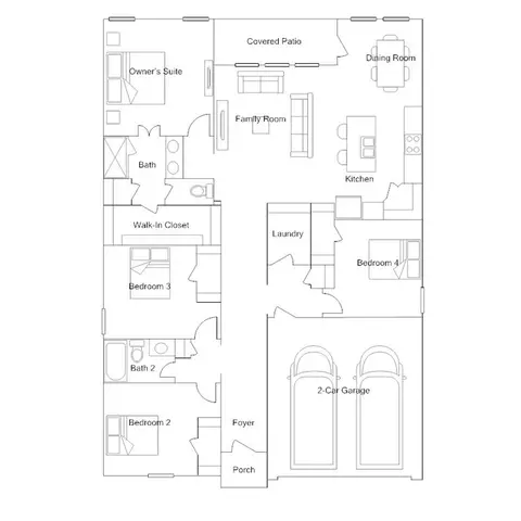 Floorplan - 1704 Casting Rdg, Mesquite, TX 75181 photo 1 of 1