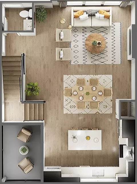 Floorplan - 18923 99th Pl NE, Bothell, WA 98011 photo 2 of 5