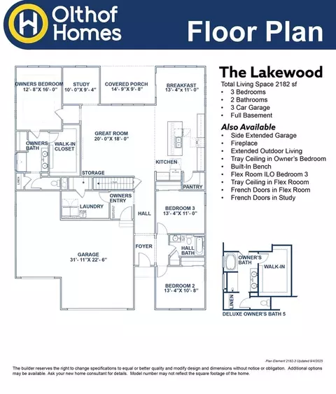 Floorplan - 2323 E 101st Ave, Crown Point, IN 46307 photo 1 of 2
