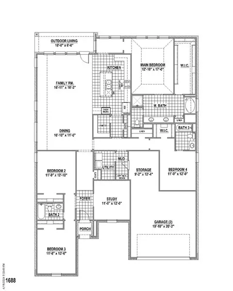 Floorplan - 4805 Triadic Ln, Prosper, TX 75078 photo 1 of 2