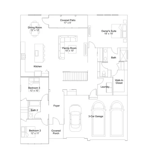 Floorplan - 1110 Reeves St, Elburn, IL 60119 photo 1 of 5