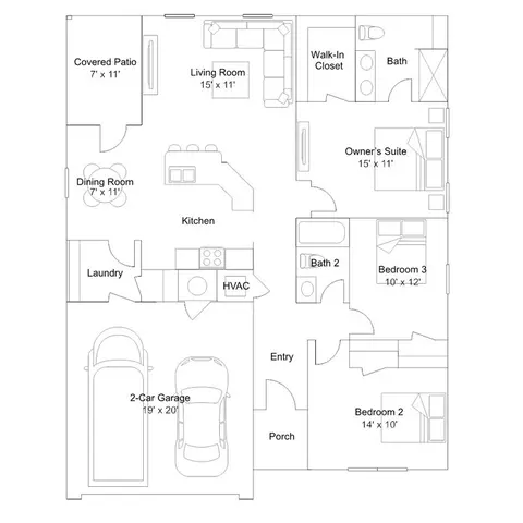 Floorplan - 20395 W 193rd Ln, Spring Hill, KS 66083 photo 1 of 1