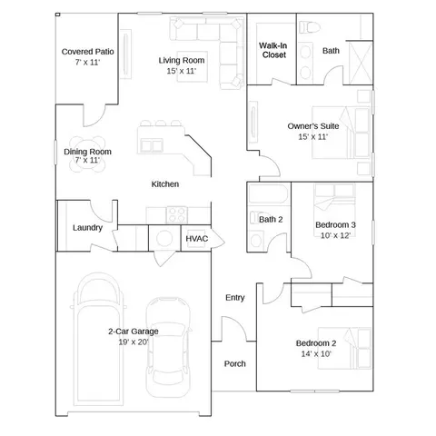Floorplan - 20395 W 193rd Ln, Spring Hill, KS 66083 photo 1 of 1