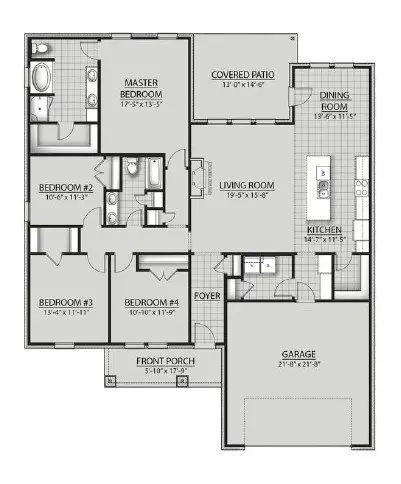 Floorplan - 101 Olivia Dr, Luling, LA 70070 photo 1 of 1