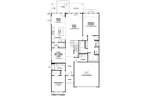 Floorplan - 2704 Fork Way, Celina, TX 75009 photo 2 of 4