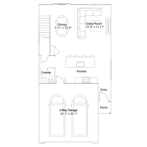 Floorplan - 6446 E Peralta Way, Fresno, CA 93727 photo 1 of 2