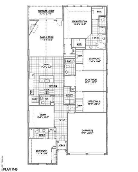 Floorplan - 4801 Triadic Ln, Prosper, TX 75078 photo 1 of 2