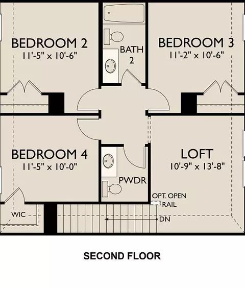 Floorplan - 3993 Olin Way, Celina, TX 75009 photo 1 of 1